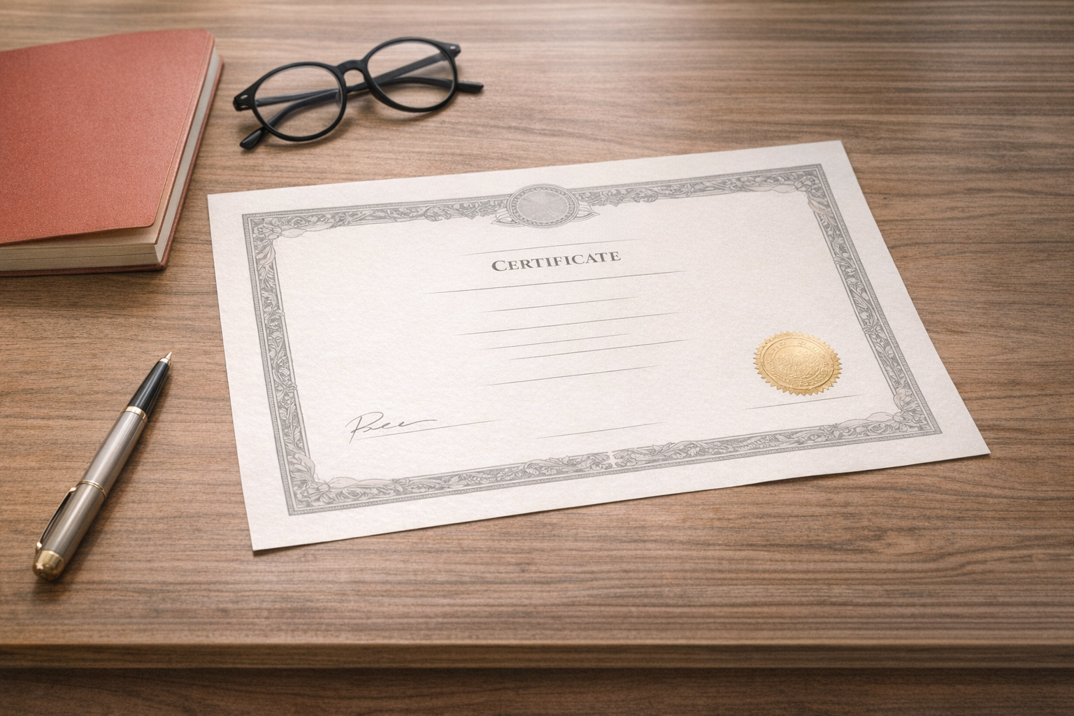 Временная заглушка фотографии сертификата